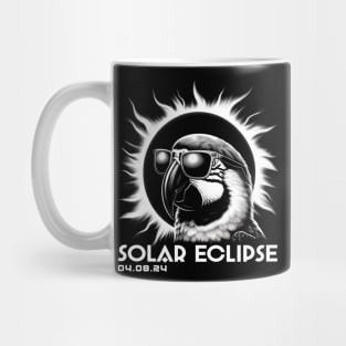 Celestial Parrot Eclipse: Trendy Tee for Bird Enthusiasts and Eclipses Mug